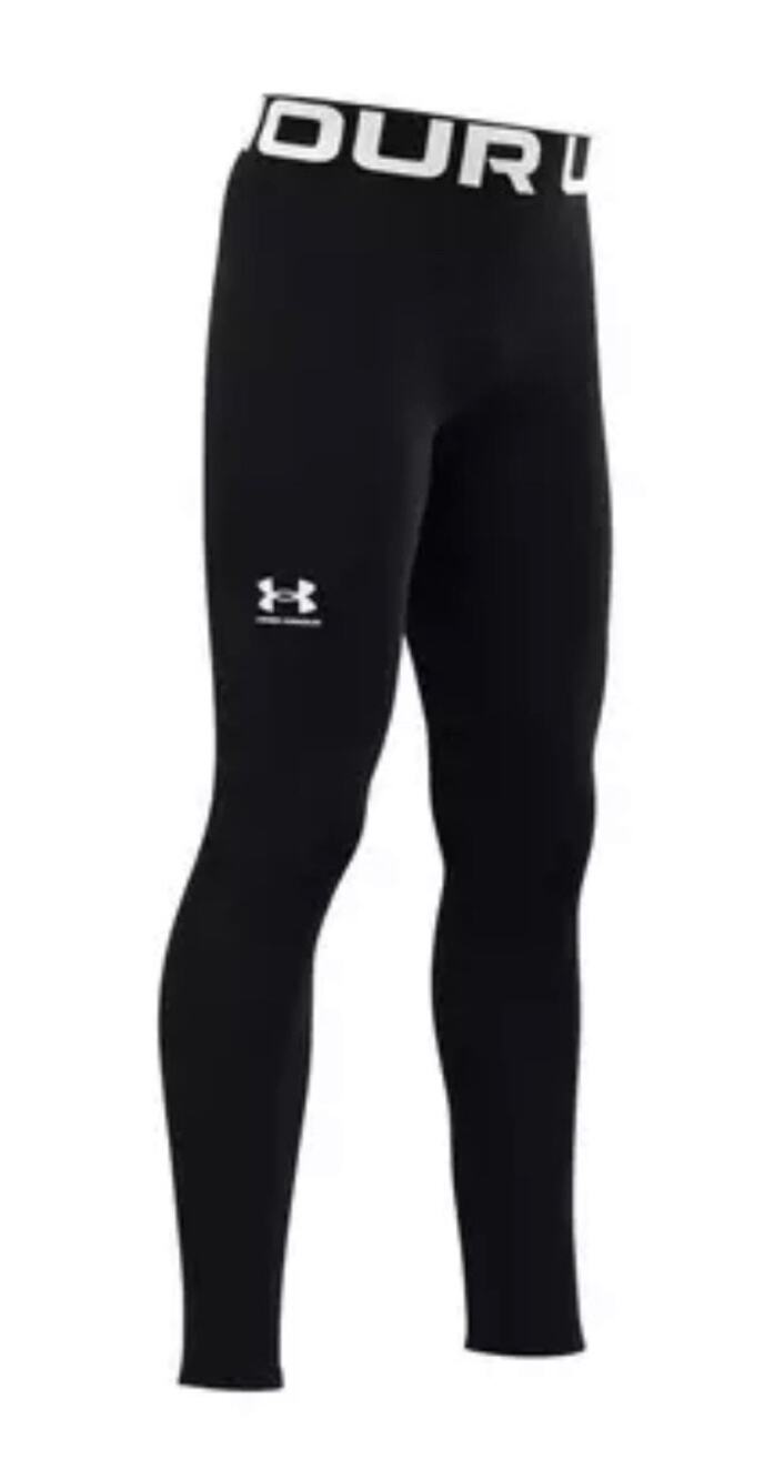 Under Armour Cold Gear Leggings Boys Medium Fitted Athletic Wear Cold Weather